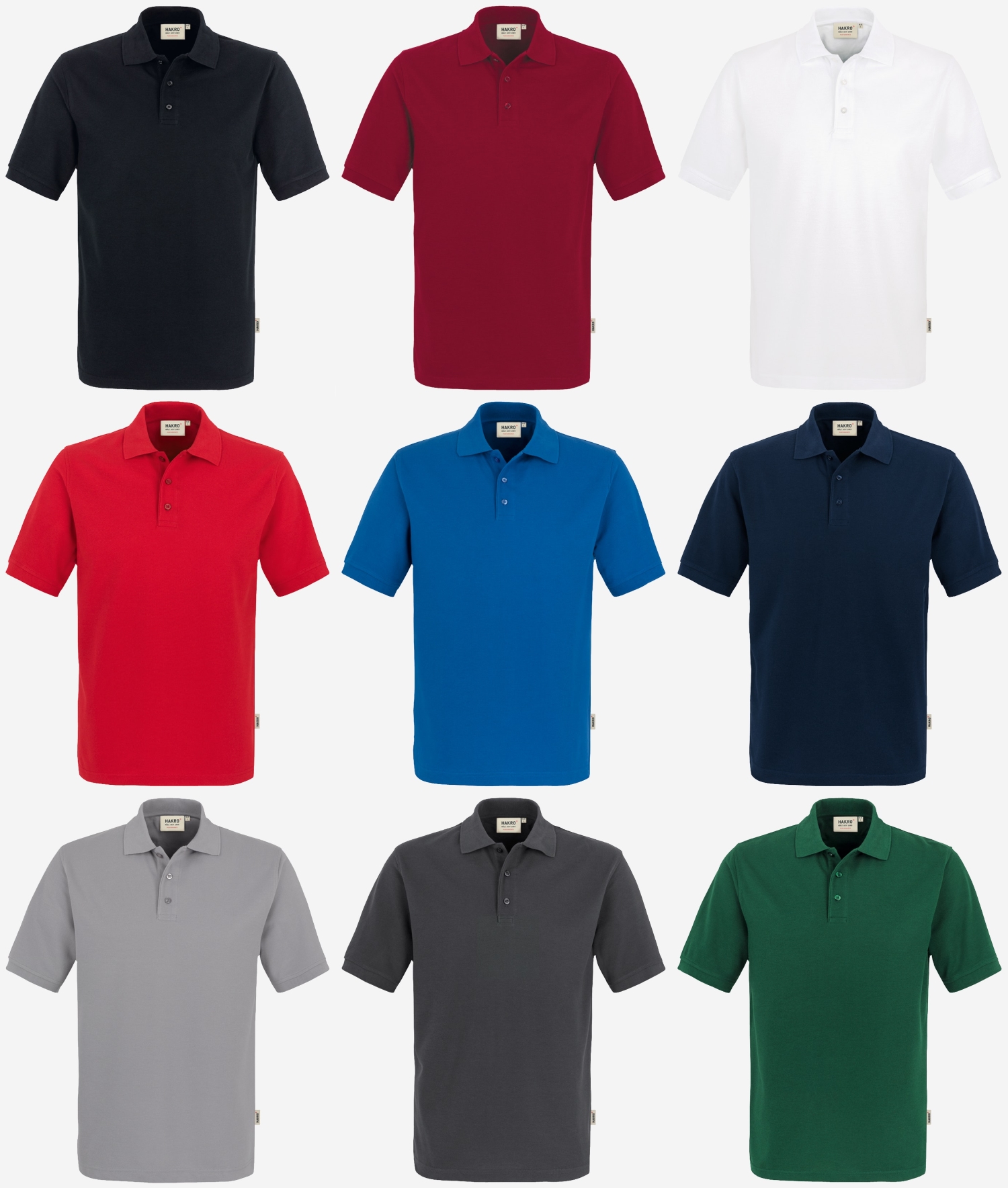 Hakro Herren Poloshirt Performance PoloShirt Freizeit Polohemd Art